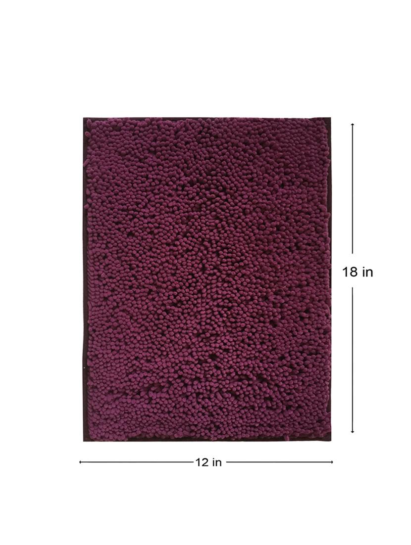 lushomes chenille amethyst thick and fluffy 2200 gsm bathmat - 15940578 - Zoom Image - 5