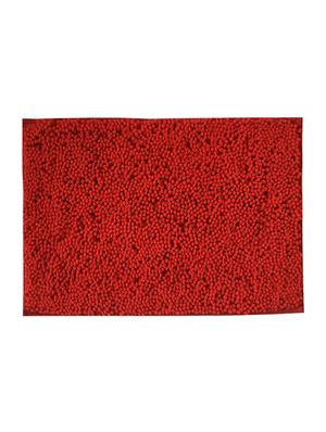 lushomes chenille rococco red thick and fluffy 2200 gsm bathmat - 15940582 - Standard Image - 2