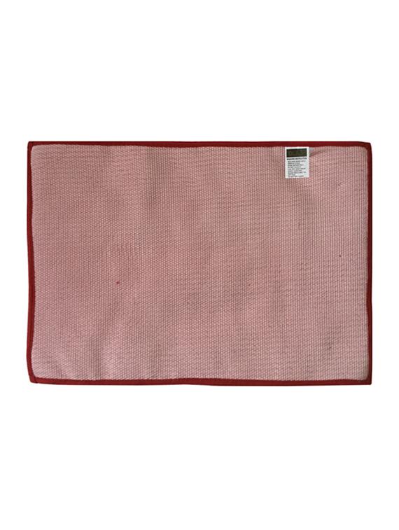 lushomes chenille rococco red thick and fluffy 2200 gsm bathmat - 15940582 - Zoom Image - 4