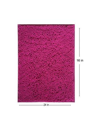 lushomes chenille rasberry rose thick and fluffy 2200 gsm bathmat - 15940589 - Standard Image - 5