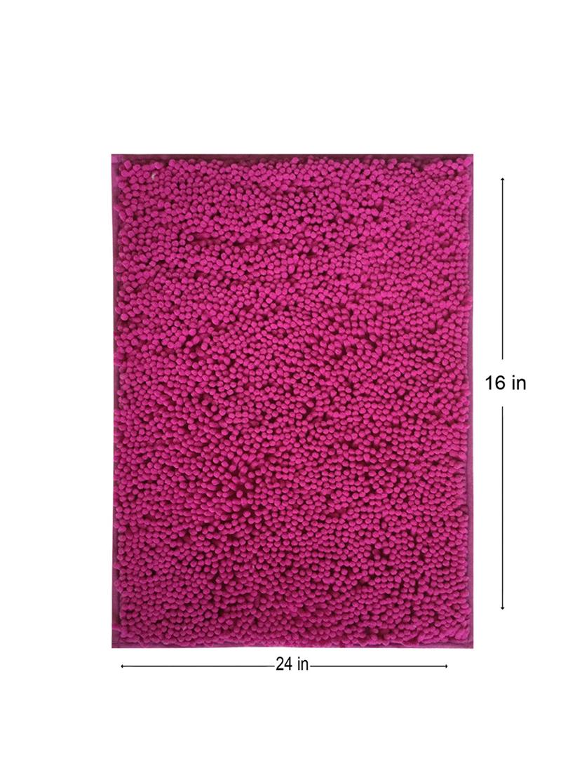 lushomes chenille rasberry rose thick and fluffy 2200 gsm bathmat - 15940589 - Zoom Image - 5