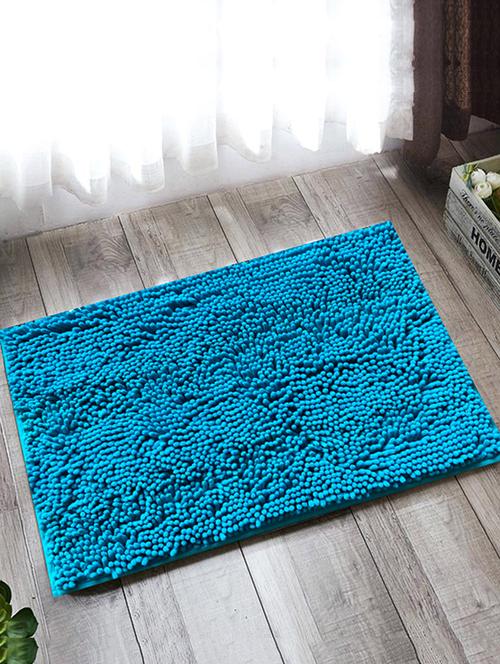 lushomes chenille peacock thick and fluffy 2200 gsm bathmat - 15940591 - Standard Image - 1