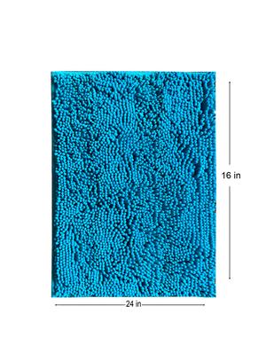 lushomes chenille peacock thick and fluffy 2200 gsm bathmat - 15940591 - Standard Image - 4