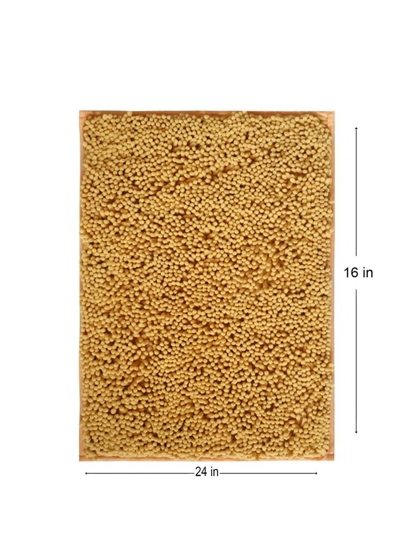 lushomes chenille beeswax thick and fluffy 2200 gsm bathmat - 15940596 - Zoom Image - 5