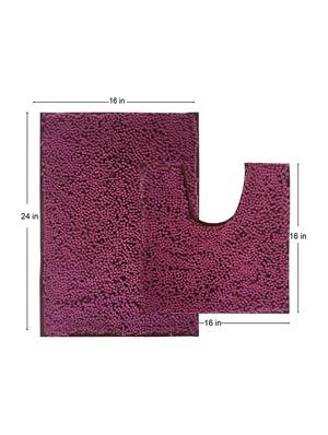 lushomes chenille amethyst thick and fluffy 2200 gsm bathmat - 15940598 - Standard Image - 5