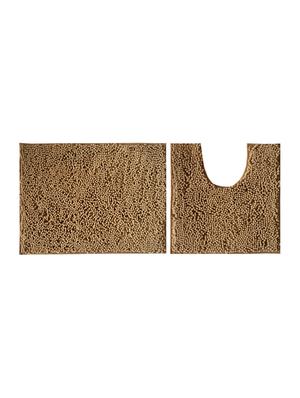 lushomes chenille croissant thick and fluffy 2200 gsm bathmat - 15940603 - Standard Image - 2
