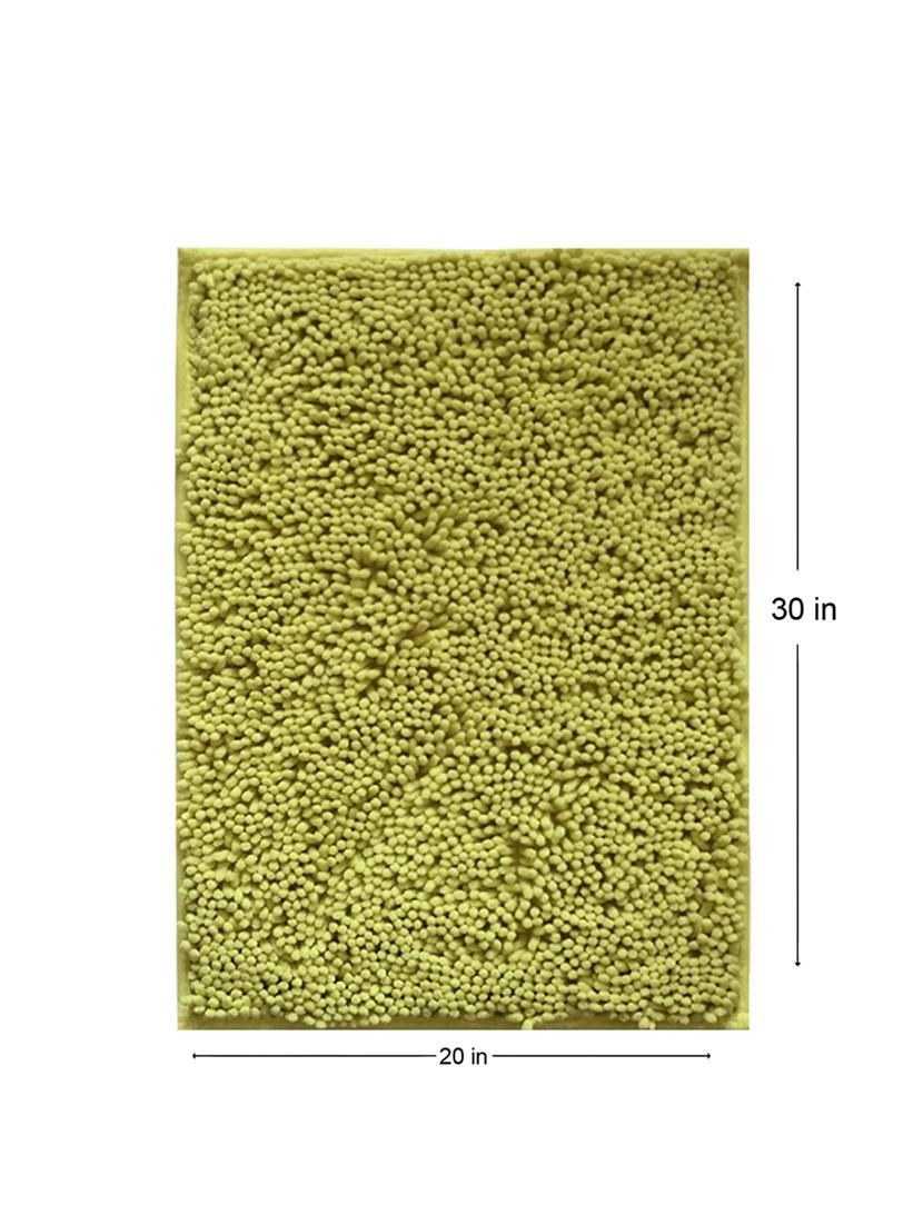 lushomes chenille olive green thick and fluffy 2200 gsm bathmat - 15940607 - Zoom Image - 5