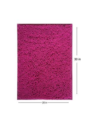 lushomes chenille rasberry rose thick and fluffy 2200 gsm bathmat - 15940609 - Standard Image - 5