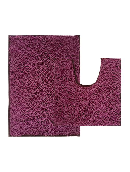 lushomes chenille amethyst thick and fluffy 2200 gsm bathmat - 15940618 - Standard Image - 1