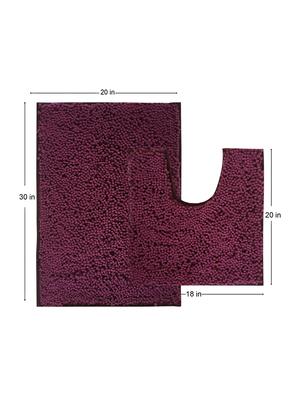 lushomes chenille amethyst thick and fluffy 2200 gsm bathmat - 15940618 - Standard Image - 5