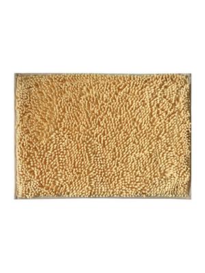 lushomes beige thick and fluffy chenille 1200 gsm bathmat - 15940627 - Standard Image - 2
