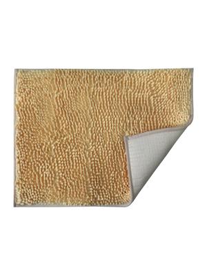 lushomes beige thick and fluffy chenille 1200 gsm bathmat - 15940627 - Standard Image - 3