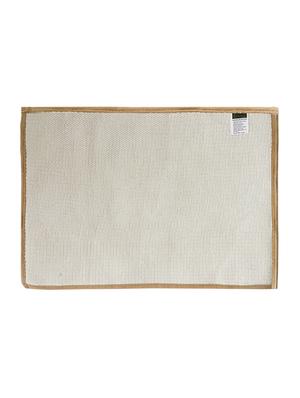 lushomes beige thick and fluffy chenille 1200 gsm bathmat - 15940627 - Standard Image - 4