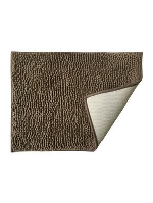 lushomes latte thick and fluffy chenille 1200 gsm bathmat - 15940628 - Standard Image - 3