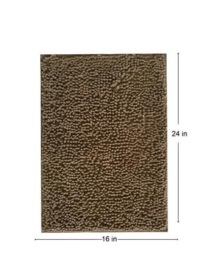 lushomes latte thick and fluffy chenille 1200 gsm bathmat - 15940628 - Standard Image - 5