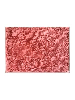 lushomes pink thick and fluffy chenille 1200 gsm bathmat - 15940630 - Standard Image - 2