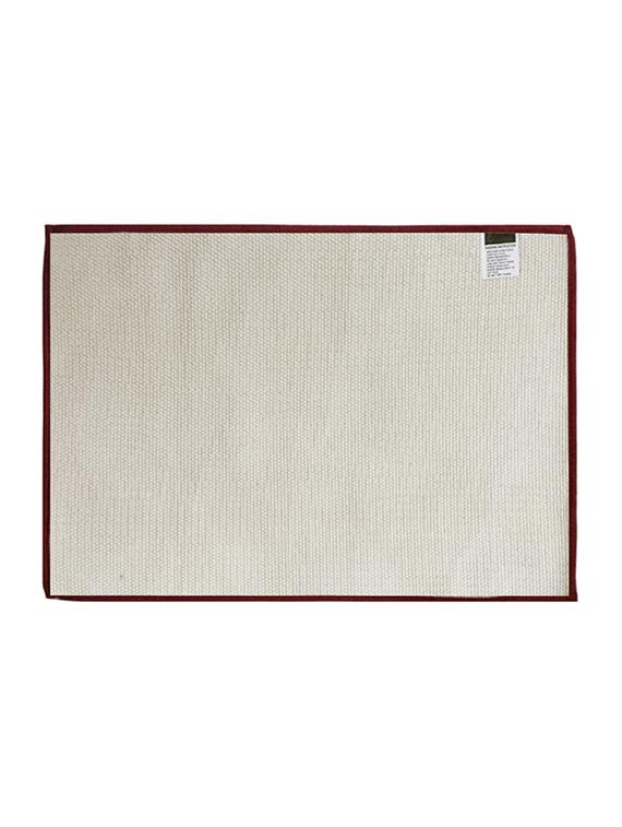 lushomes burgundy thick and fluffy chenille 1200 gsm bathmat - 15940633 - Zoom Image - 4