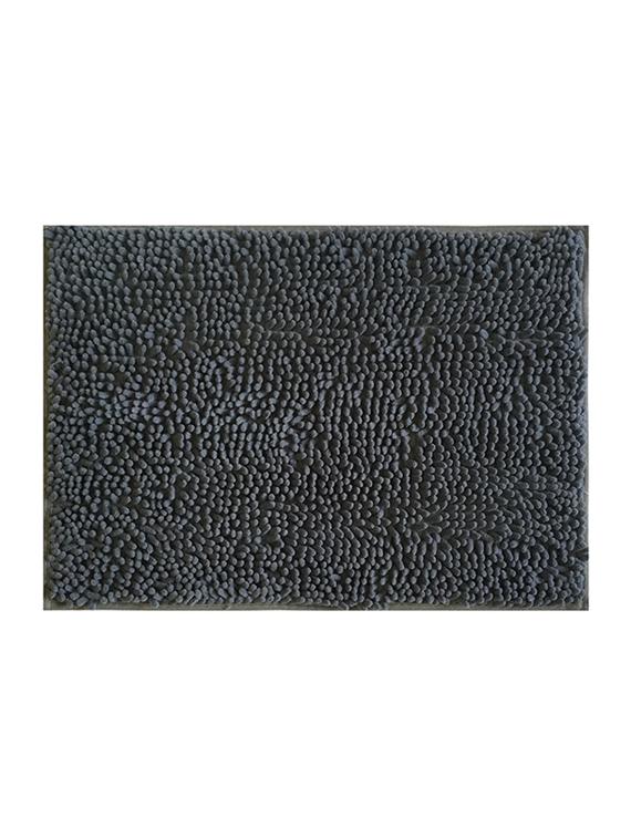 lushomes dark grey thick and fluffy chenille 1200 gsm bathmat - 15940635 - Zoom Image - 2