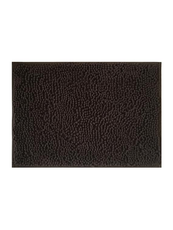 lushomes chocolate thick and fluffy chenille 1200 gsm bathmat - 15940636 - Zoom Image - 2