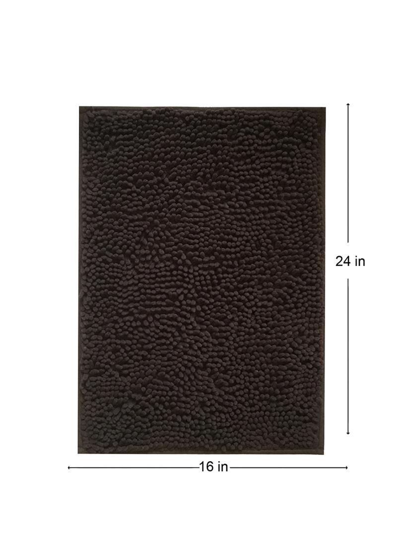 lushomes chocolate thick and fluffy chenille 1200 gsm bathmat - 15940636 - Zoom Image - 5