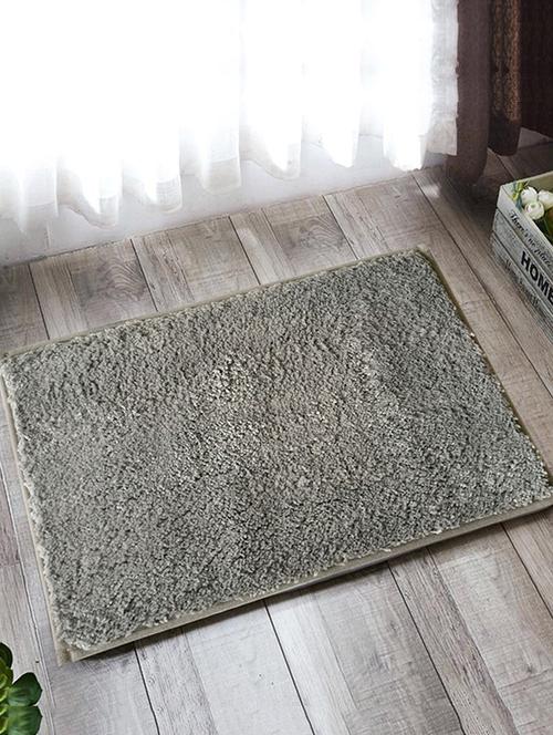 lushomes grey thick and fluffy 1800 gsm bathmat - 15940642 - Standard Image - 1