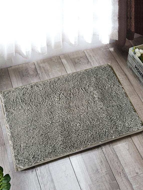 lushomes grey thick and fluffy 1800 gsm bathmat - 15940642 - Zoom Image - 1