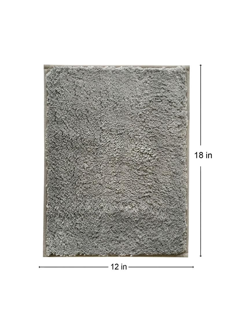 lushomes grey thick and fluffy 1800 gsm bathmat - 15940642 - Zoom Image - 5