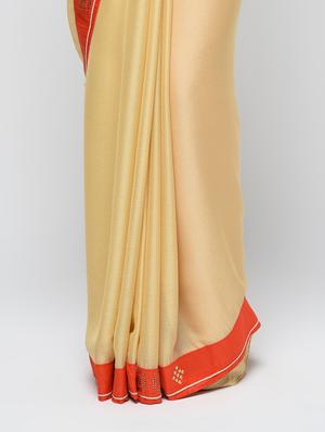 embellished lace border saree with blouse - 15940667 - Standard Image - 3