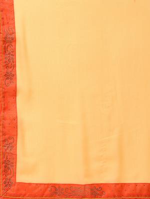 embellished lace border saree with blouse - 15940669 - Standard Image - 5
