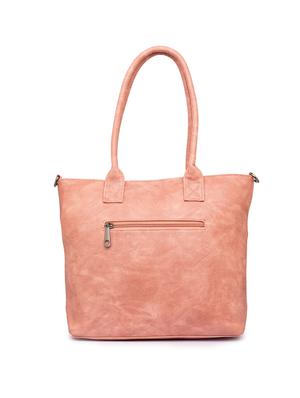 pink leatherette (pu) regular handbag - 15940881 - Standard Image - 2
