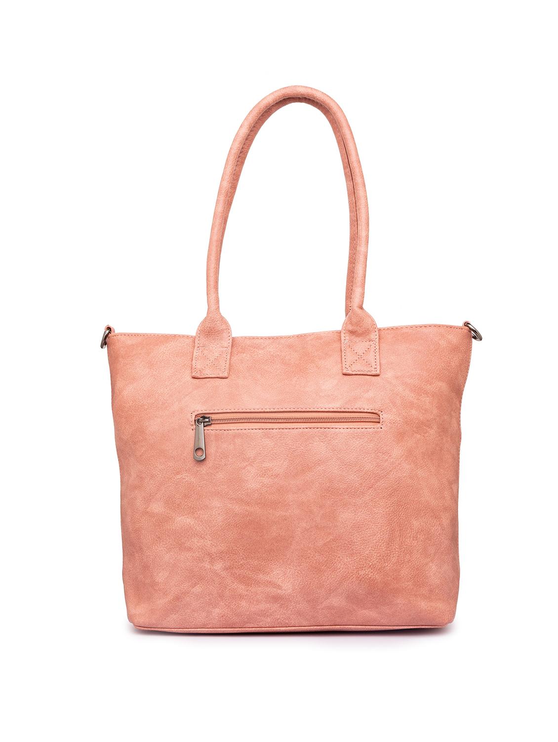 pink leatherette (pu) regular handbag - 15940881 - Zoom Image - 2
