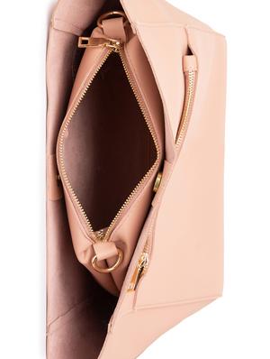 pink leatherette (pu) regular handbag - 15940888 - Standard Image - 3