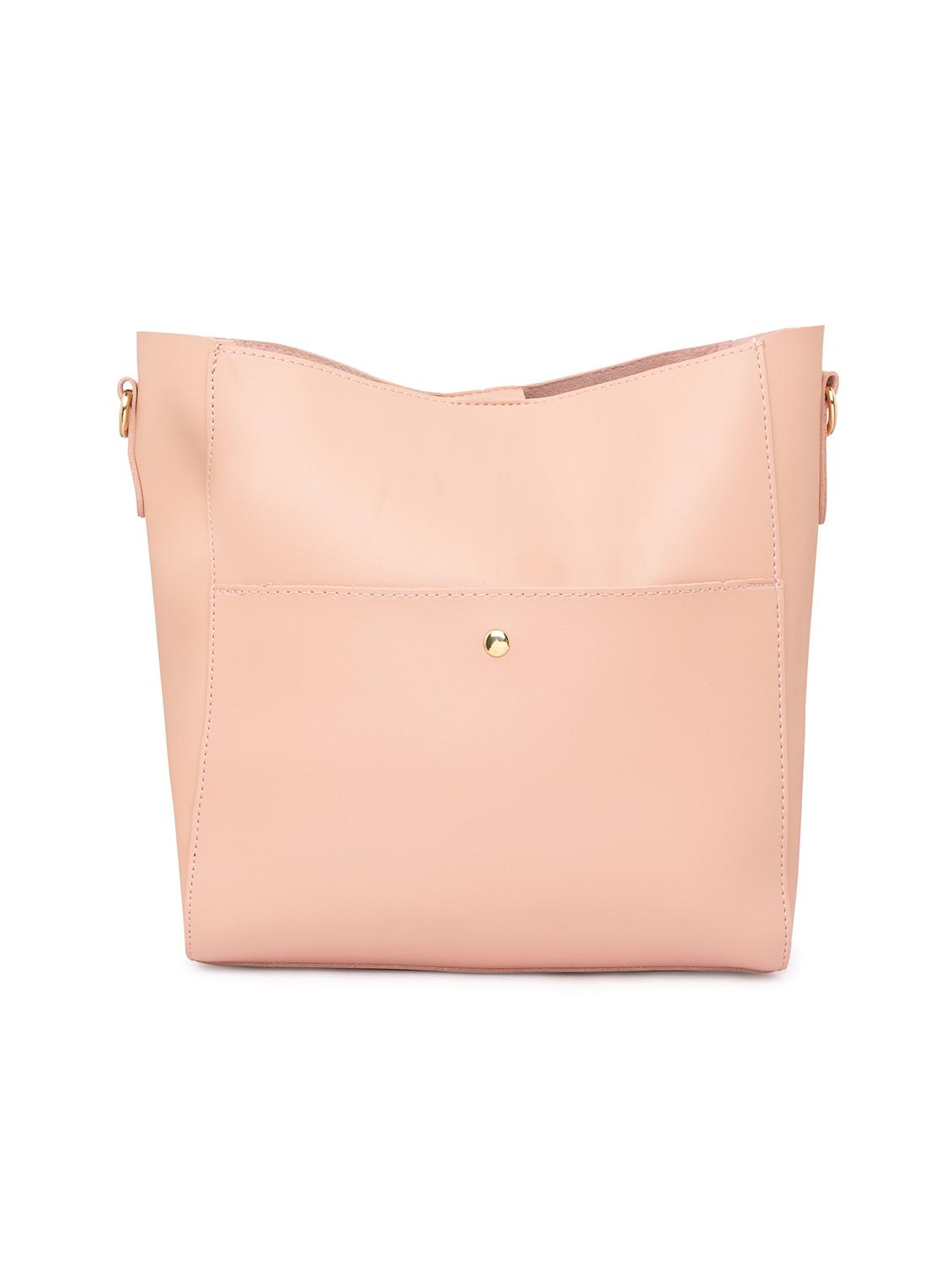 pink leatherette (pu) regular handbag - 15940888 - Zoom Image - 2