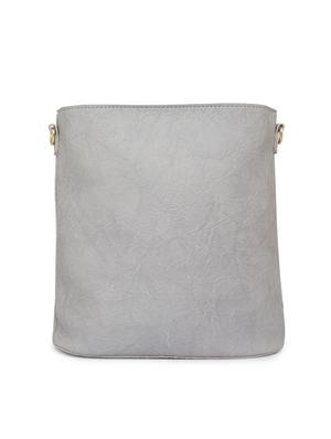 grey leatherette (pu) regular handbag - 15940909 - Standard Image - 2