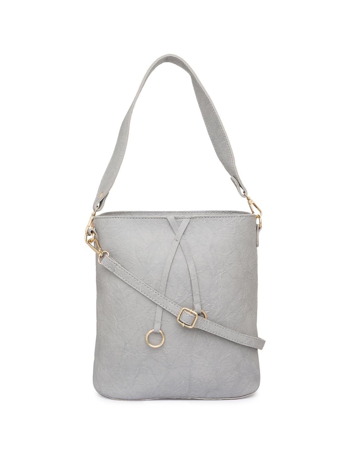 grey leatherette (pu) regular handbag - 15940909 - Zoom Image - 1