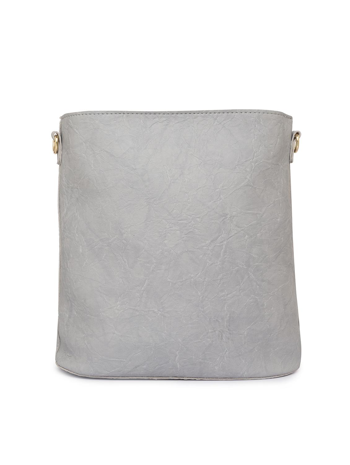 grey leatherette (pu) regular handbag - 15940909 - Zoom Image - 2