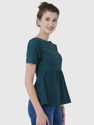cut out back gathered top - 15941037 - Standard Image - 2