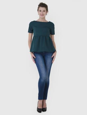 cut out back gathered top - 15941037 - Standard Image - 4