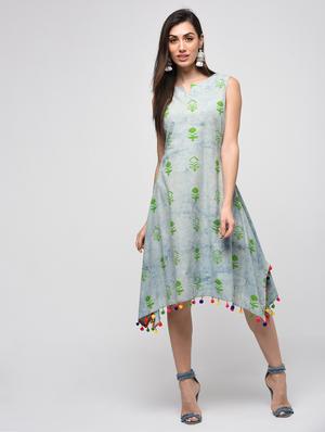 dabu cotton printed dress - 15941136 - Standard Image - 2