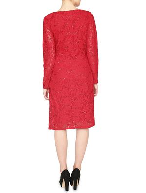 sequined laced sheath dress - 15941202 - Standard Image - 3