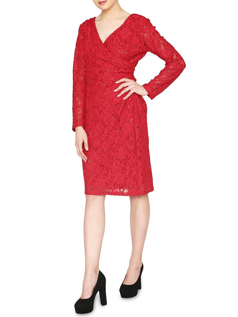 sequined laced sheath dress - 15941202 - Zoom Image - 2