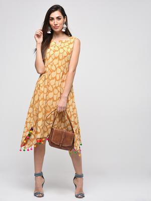 dabu cotton printed dress - 15941745 - Standard Image - 2