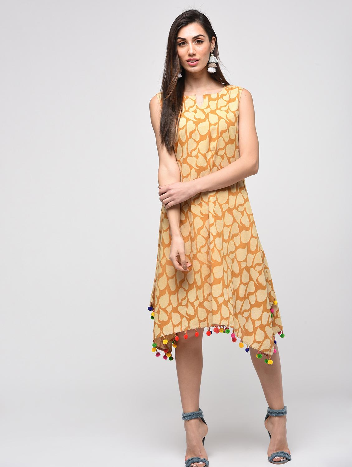dabu cotton printed dress - 15941745 - Zoom Image - 1