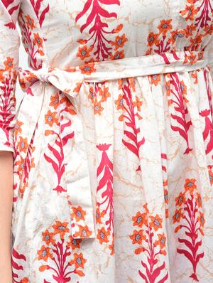 floral printed flared kurta - 15941754 - Standard Image - 6