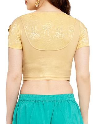 net solid blouse - 15941791 - Standard Image - 3