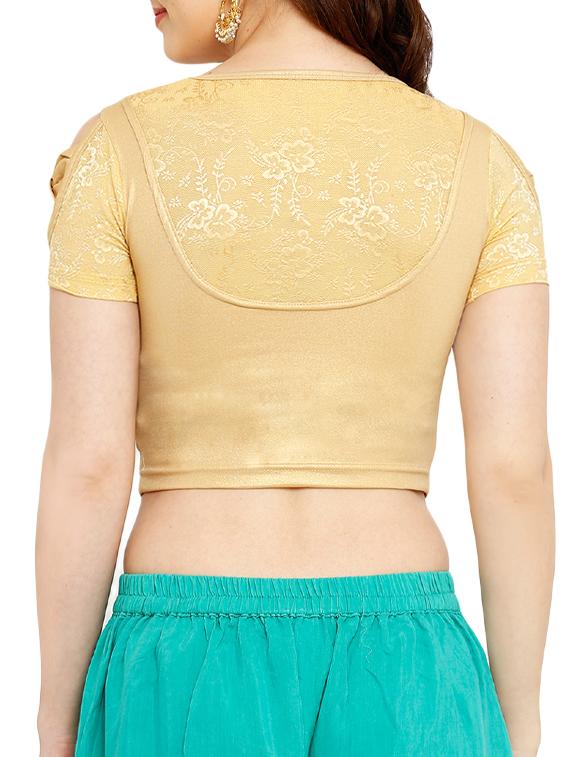 net solid blouse - 15941791 - Zoom Image - 3