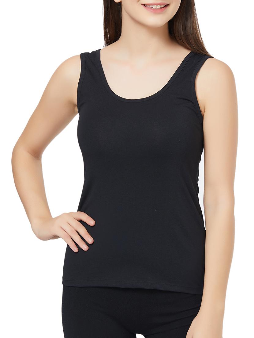 black solid tank top - 15942176 - Zoom Image - 1