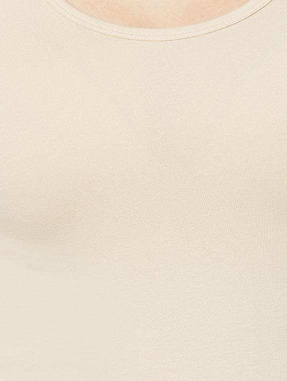 beige solid tank top - 15942177 - Zoom Image - 4