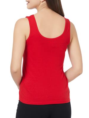 red solid tank top - 15942178 - Standard Image - 3