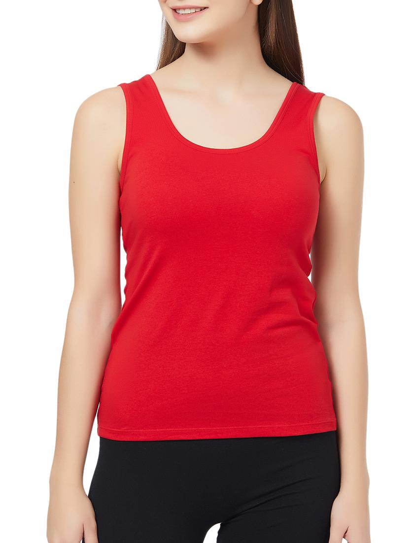 red solid tank top - 15942178 - Zoom Image - 1